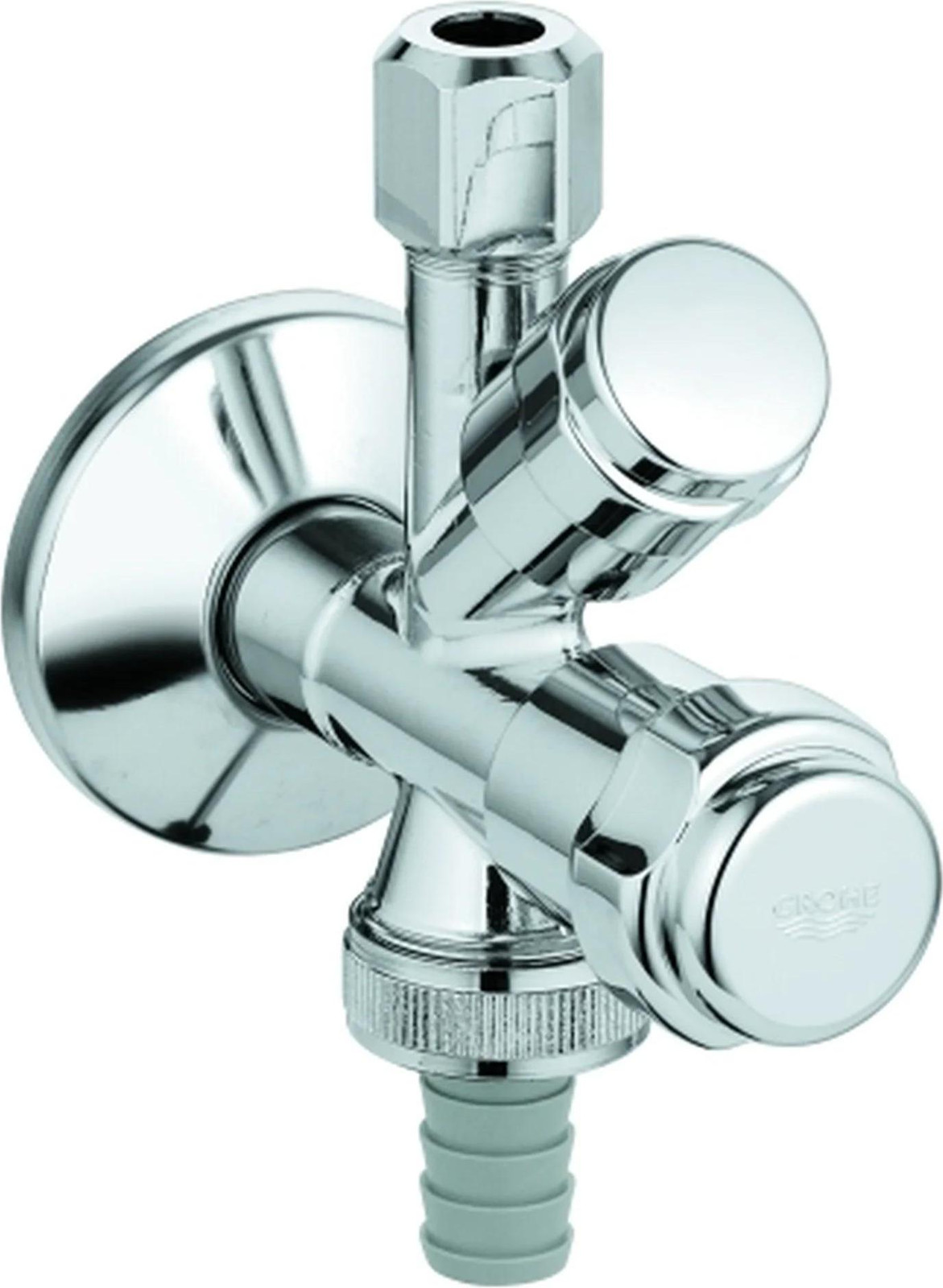 Grohe Eggemann wascombinatieventiel DN 15, chroom - 41073000
