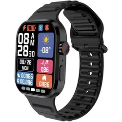 Ledwood Smartwatch LD80 Plus IP54 mit Bluetooth-Anrufen (50 mm), Smartwatch