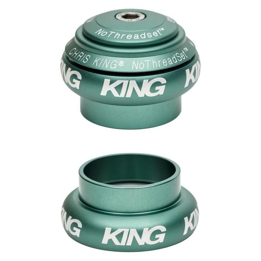 Chris King NoThreadSet Steuersatz, Edelstahl-Lager, 1", Bold, EC30/25.4 | EC30/26, matte jade (61070863)