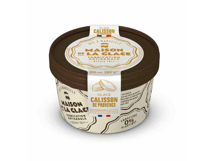 MAISON DE LA GLACE Pot de glace Calisson de Provence - 380 g