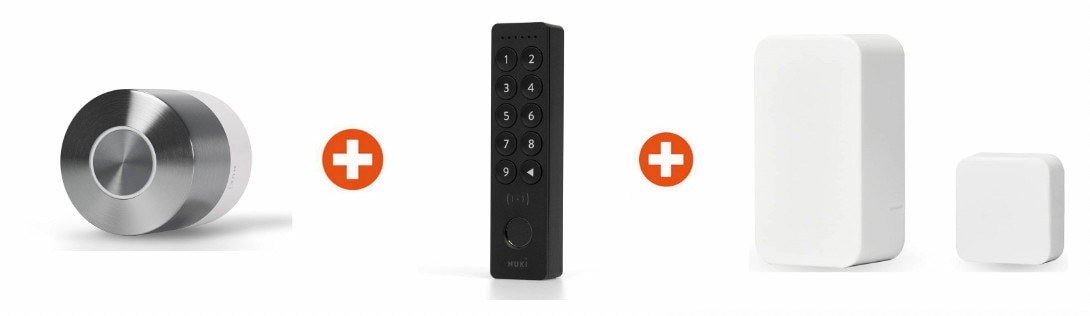 Bundle: Nuki Smart Lock Pro (221147) + Nuki Keypad 2 NFC (221197) + Nuki Door Sensor (220648) 221147+221197+220648