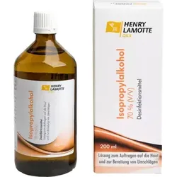 ISOPROPYLALKOHOL 70% V/V Henry Lamotte 200 ml Flüssigkeit