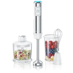 Arendo Stabmixer Edelstahl Set mit DC Motor - inkl. 800 ml Messbecher + Schneebesen