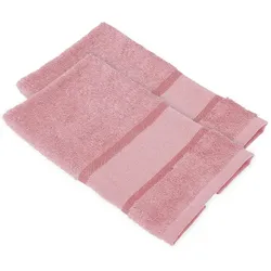 buttinette Gästetücher 2er-Pack, mauve
