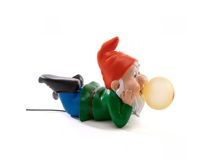 SELETTI lampe de table GUMMY (Dreaming - résine et verre)