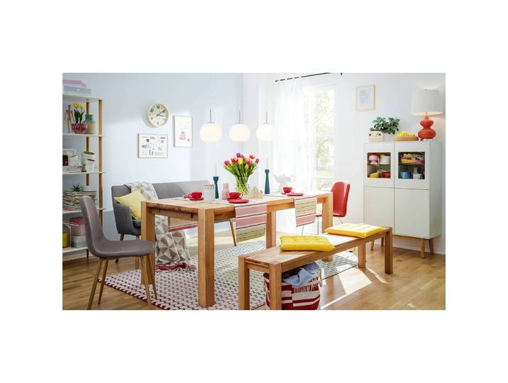 Banc RichWOOD 180 x 45 x 35cm Marron/Duramen de hêtre