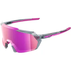 100%, Unisex, Sportbrille, Korbin (Polished Translucent Mint, violett-grau-transparent, Violett), Pink, Grau