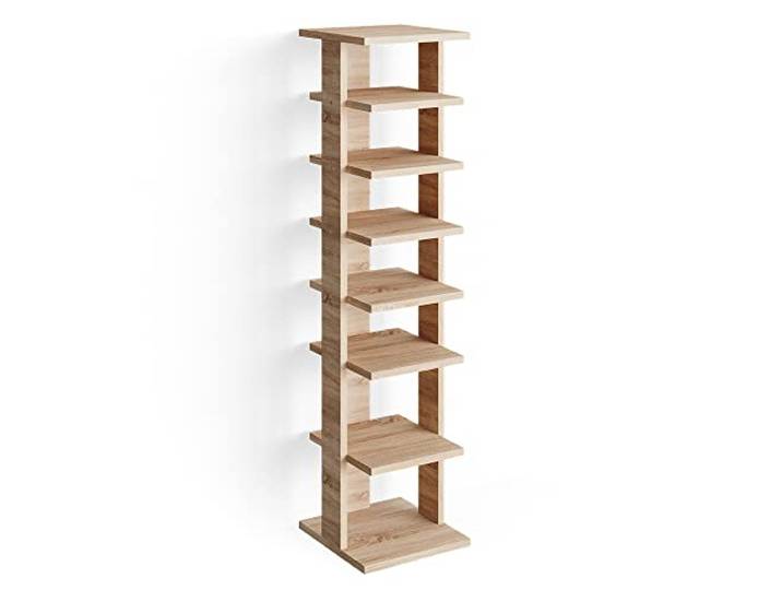 Vicco Armoire à chaussures Sara\, Sonoma\, 26.7x110cm convient pour le rangement des chaussures et des accessoires