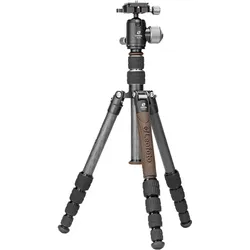 Leofoto Urban LX225CT + XB32Q (Carbon, Metall), Stativ, Grau, Schwarz