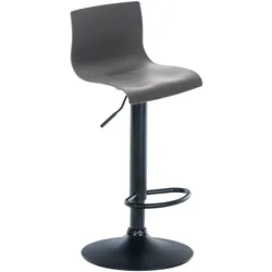 CLP Barhocker Hoover B   Farbe: grau, Material Gestell: Metall matt schwarz
