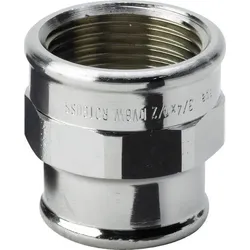 Rotguss Muffe 3240 3/4x1/2" verchromt, reduziert