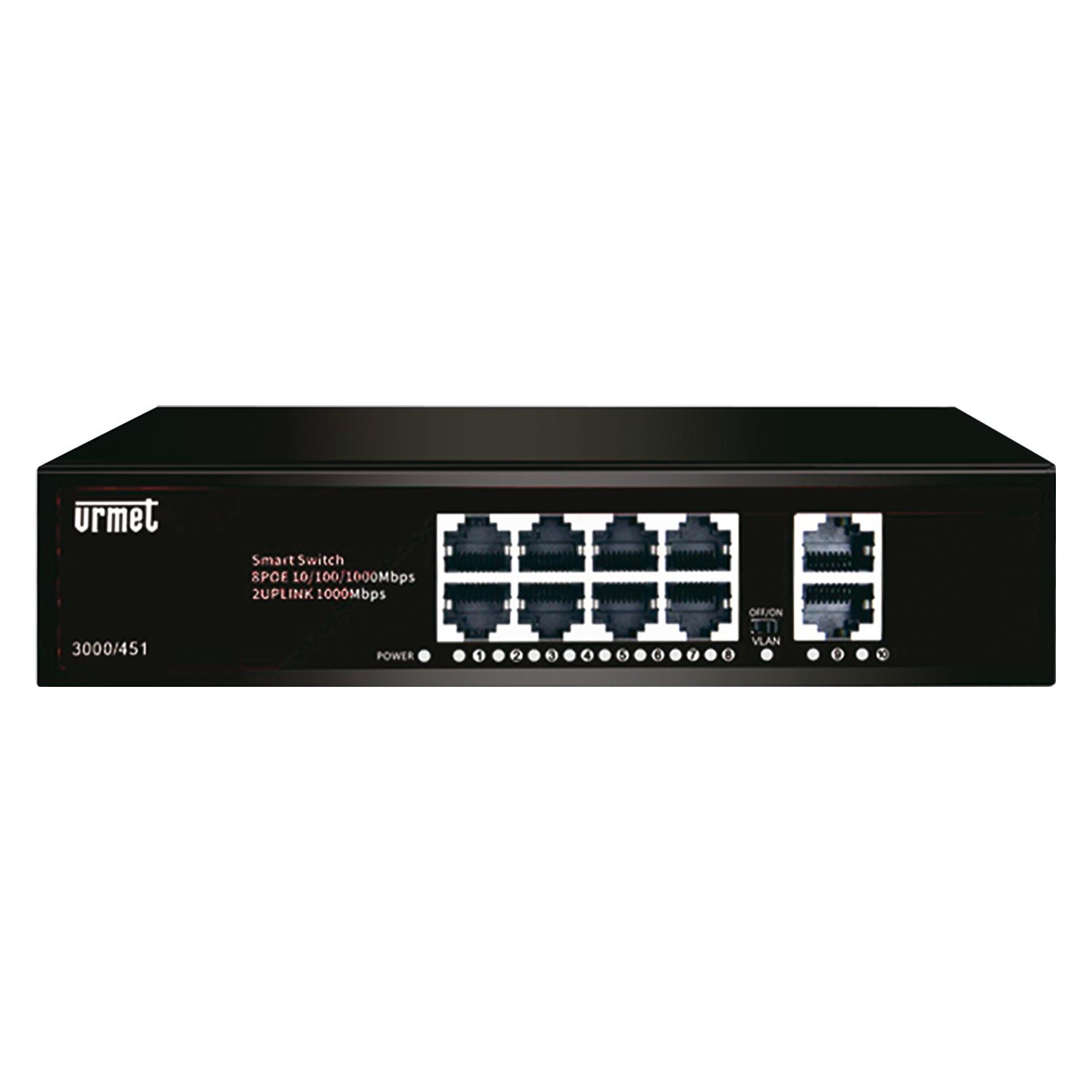 Urmet Grothe SWI 3000/451 PoE-Switch 10 Ports (10 Ports) (3000/451)