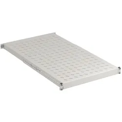 EFB Elektronik 19" 1HE Schwerlast Fachboden, tiefenverstellbar, 150 kg, Schranktiefe 800..1000, RAL9005, Serverschrank Zubehör, Schwarz