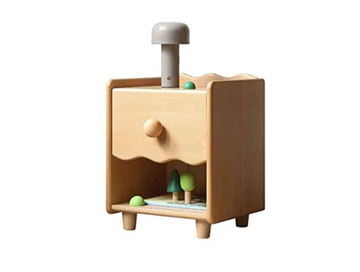 YANG11FAN Vielseitig Nachttisch aus Holz, moderner Mini-Stauraum for das Schlafzimmer