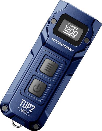 NiteCore TUP2 (blau) / MCT NC-TUP2-BL OLED Taschenlampe akkubetrieben 1200lm 190h 53.2g