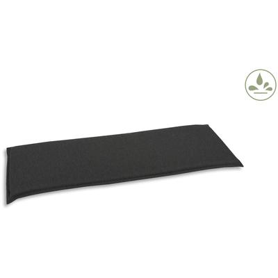 Bankauflage GO-DE, grau (anthrazit), B:48cm H:115cm, Bezug: 100% Polyester, Polsterauflagen, Bankauflage, 2 Sitzer, wasserabweisend