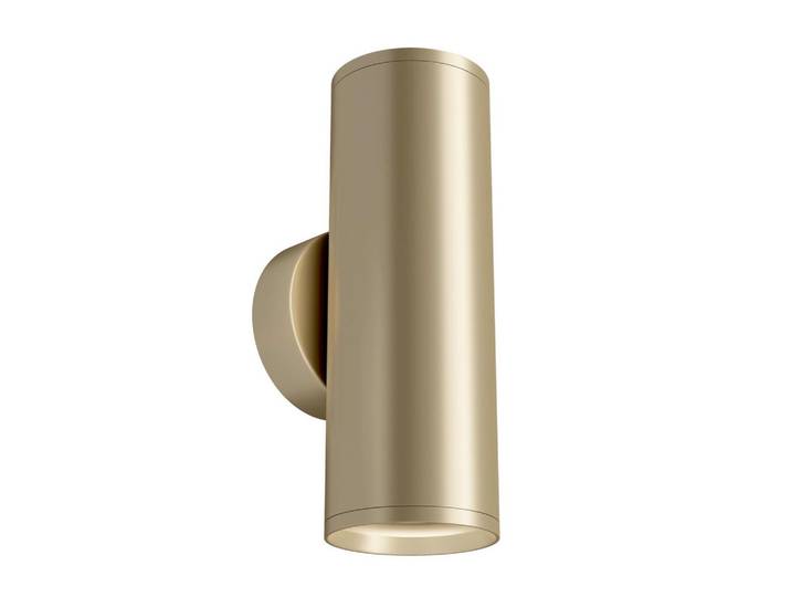 Wandleuchte Focus S Goldfarben max. 10 Watt Wandlampe