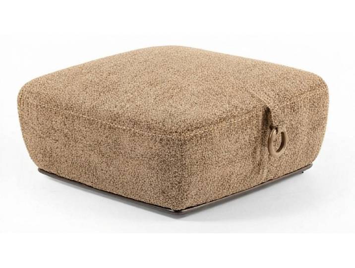 Xlmoebel Sitzhocker Moderner Luxus Pouf aus Stoff für das Wohnzimmer, Made in Europa