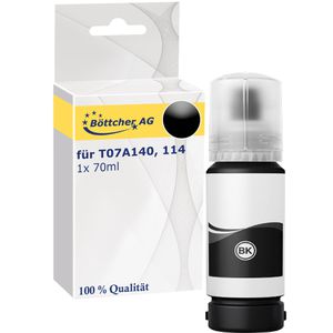 kompatibel für Epson 114, C13T07A140, 70ml, schwarz Druckerpatrone