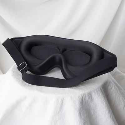 Uplifted Finds 3D Sleep Mask Soft Memory Foam Eye Cover For Light Blocking And Comfortable Rest black