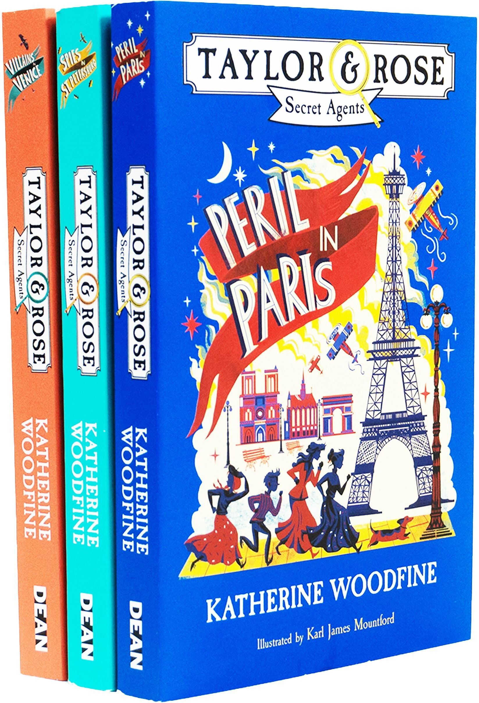 Taylor & Rose Secret Agents Series 3 Books Collection Set By Katherine Woodfine - Ages 9-14 - Paperback Farshore
