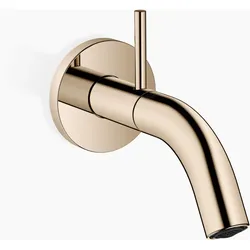 Dornbracht META Wandventil, Kaltwasser, Ausladung 126mm, starrer Auslauf, 30010662-26, Farbe: Light Gold
