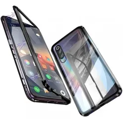 G-Case Xiaomi Mi 9 Aluminium Magnetic Glass Case Hülle (Xiaomi Mi 9), Smartphone Hülle, Schwarz
