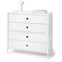 Tchibo - Kommode »Klaar« mit 4 Schubladen - 80x40x76,8cm - weiß -