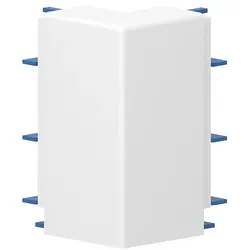 GGK 114112 Außeneck 4D 20x80mm-9010, Kunststoff hfr, 2-teilig, weiß 4D 20x80-AE 4D20x80AE  - 24 Stück