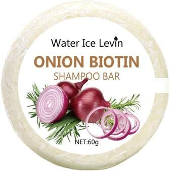 Inspired Finds HerbaBoost Onion Biotin Shampoo Soap 2.12 Oz Moisturizing Smoothing Rosemary Extract Hair Bar 1pc