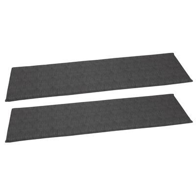 Bankauflage GO-DE, grau, B:220cm H:3,5cm T:25cm, Bezug: 70% Baumwolle, 30% Polyester, Polsterauflagen, Bankauflage
