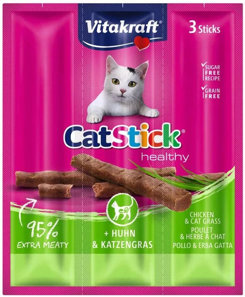 Vitakraft CAT STICK MINI AL POLLO&ERBA GATTA
