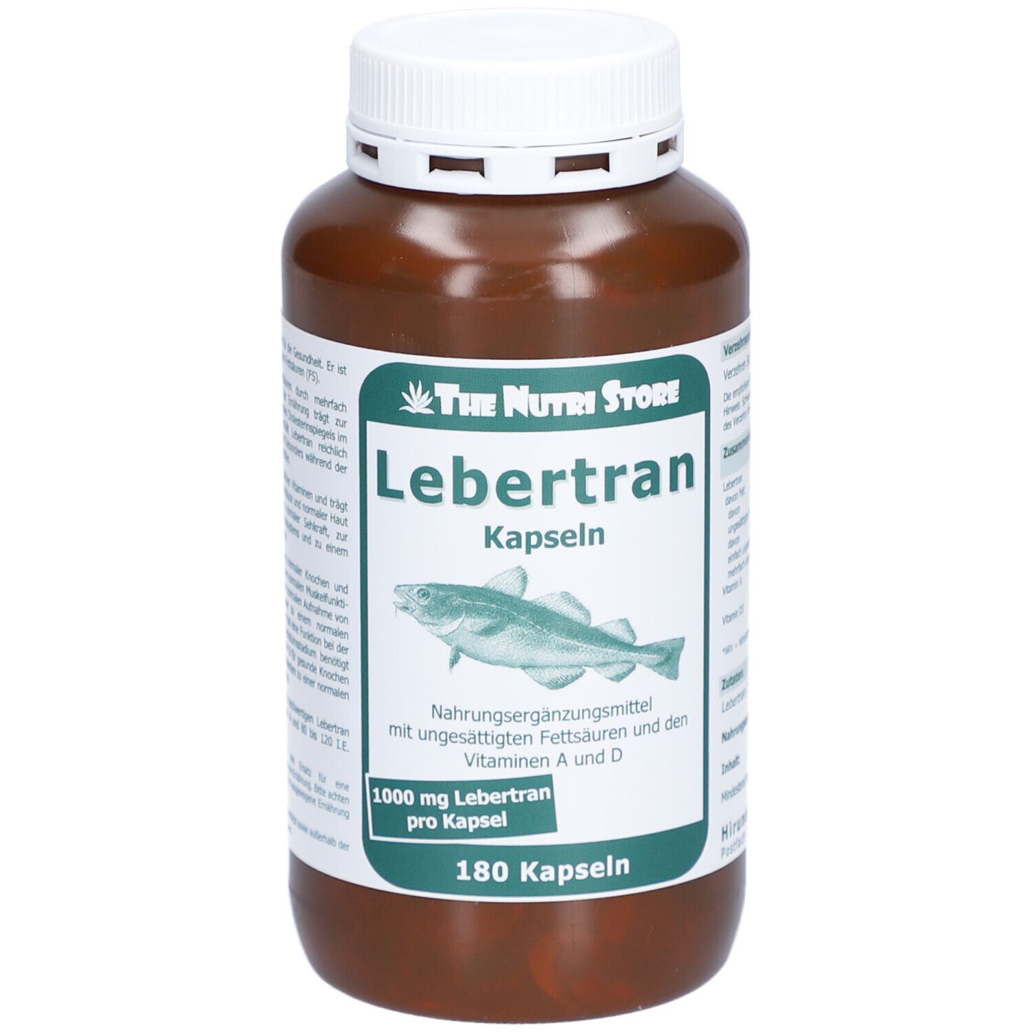 Lebertran 1000 mg Kapseln 180 St