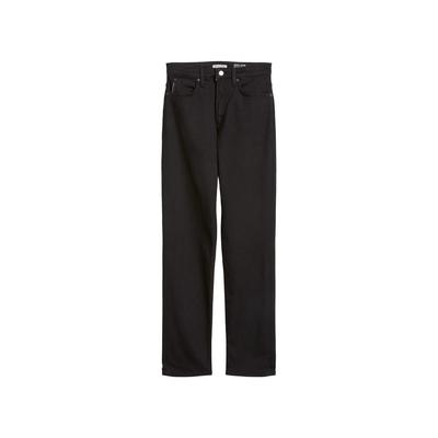 Straight-Jeans MARC O'POLO DENIM "Model Olina straight aus hochwertigem Bio-Baumwoll-Stretch", Damen, Gr. 29, Länge 32, schwarz, Denim/Jeans, Obermaterial: 90% Baumwolle, 8% Elastomultiester, 2% Elasthan, straight fit lang, Jeans Straight-Jeans