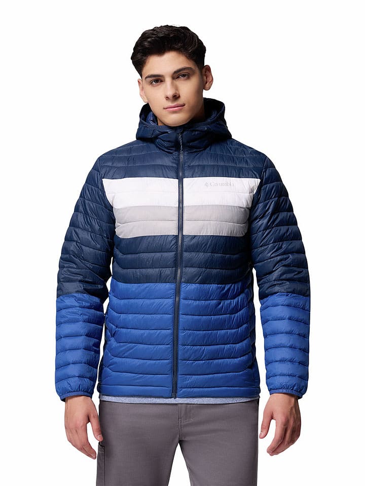 Columbia Steppjacke "Powder Pass" in Dunkelblau - L