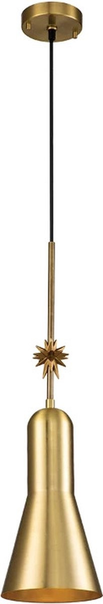 Elstead Lighting Etoile LED Hanglamp - Verouderd Messing en Bladgoud