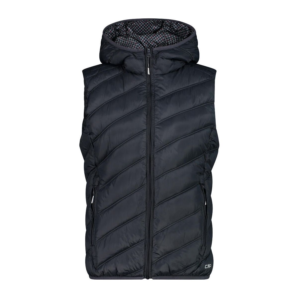 CMP Woman Vest FIX Hood antracite (U423) 42 33K1676-U423-42