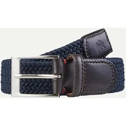 Elastischer Flechtgürtel Blau 105