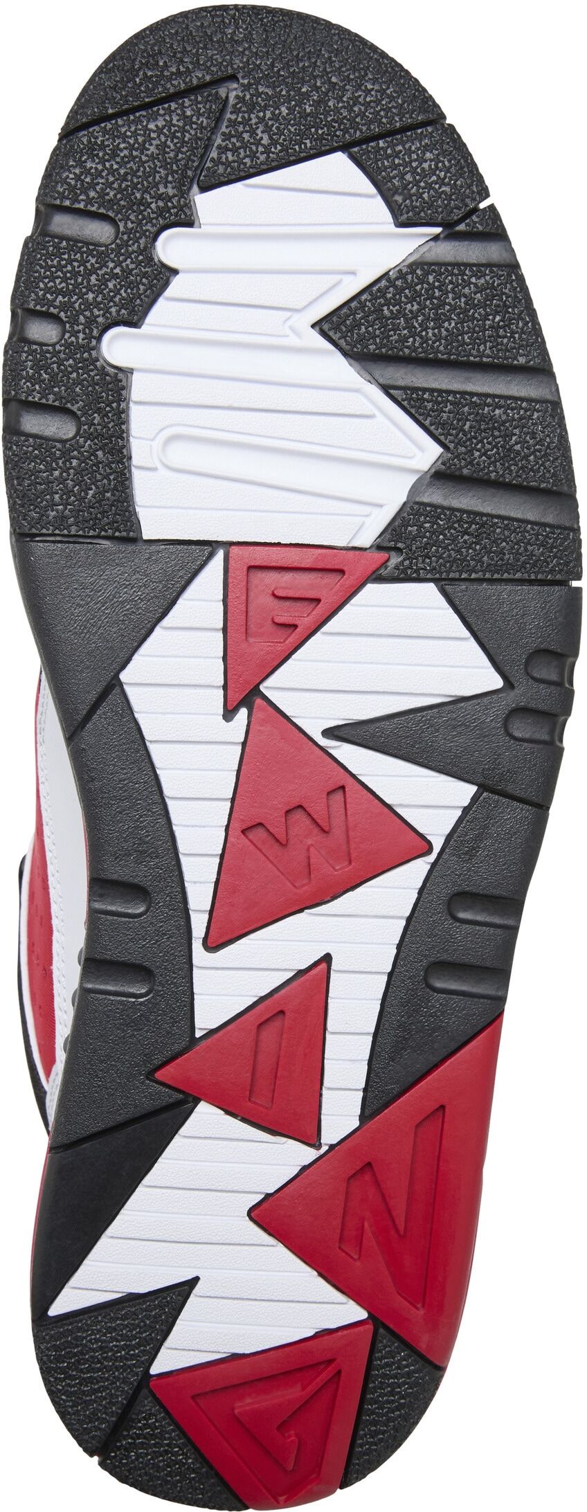 Trainingsschuh EWING "Ewing EWING FOCUS OG", Damen, Gr. 41, rot (weiß, rot, schwarz), Leder, Schuhe