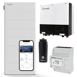 Growatt Set SPH8000TL3-BH-UP 8kW Hybrid-Wechselrichter + 17,9kWh Speicher