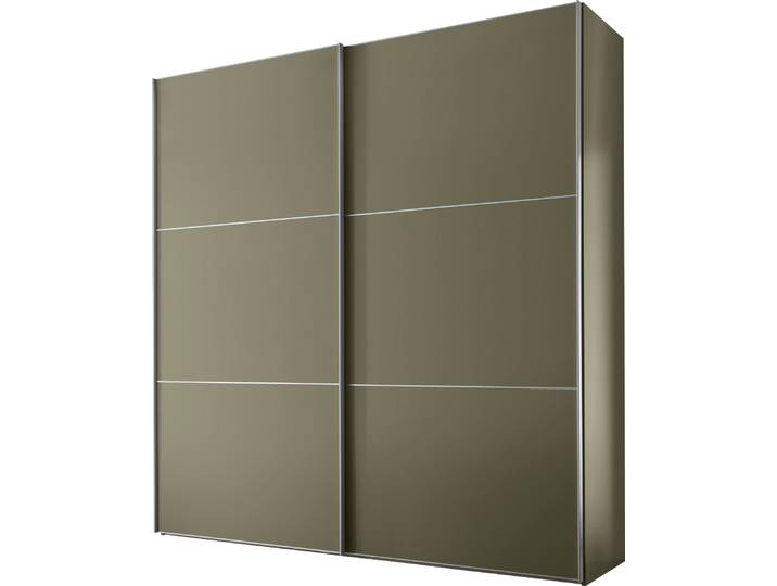 Schwebetürenschrank, Dekor Salbei, 188x222x68 cm, Holzwerkstoff, Mit 4 Fächern, Modern, Staud