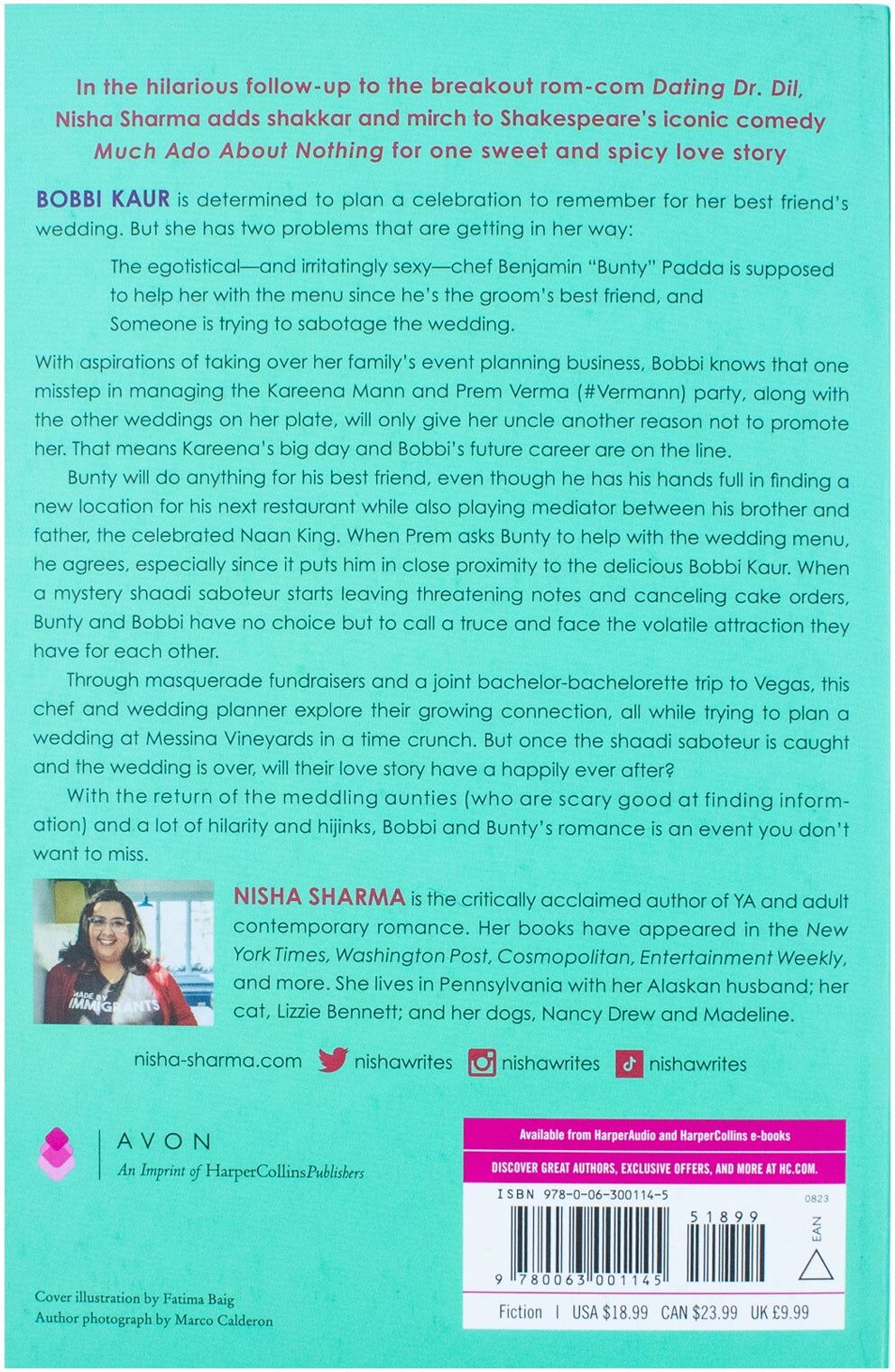 Avon Tastes Like Shakkar by Nisha Sharma - If Shakespeare Were an Auntie Book 2 - Paperback Rom-Com Novel - Sweet & Spicy Wedding Romance