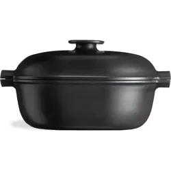 Delight Keramiktopf oval, 4,5 l, schwarz