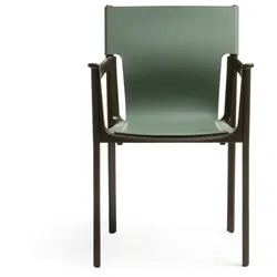 Magis Venice Stuhl, dark bronze / sage