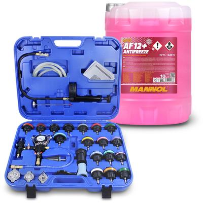 Enva Kühlsystem Prüfgerät inkl. Befüllsystem + 10 L Antifreeze AF12+ [Hersteller-Nr. 40825828]