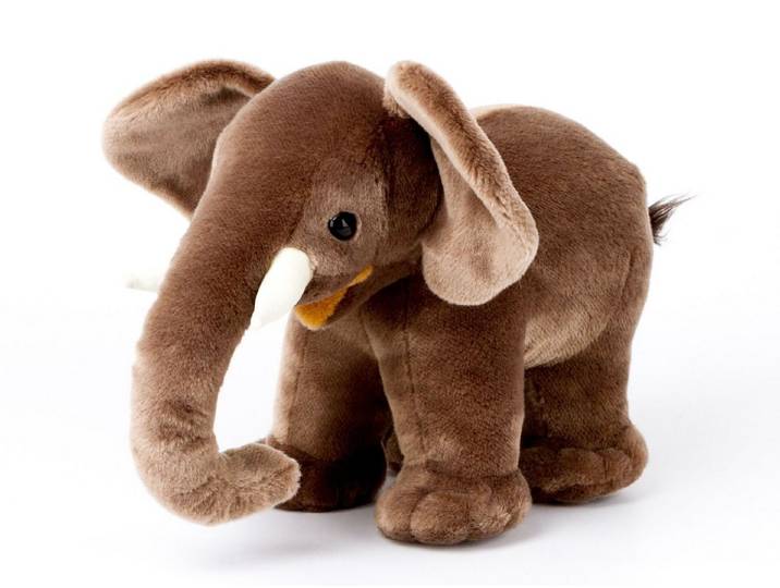 Kösen Kuscheltier Kösen Elefant 40 cm stehend grau