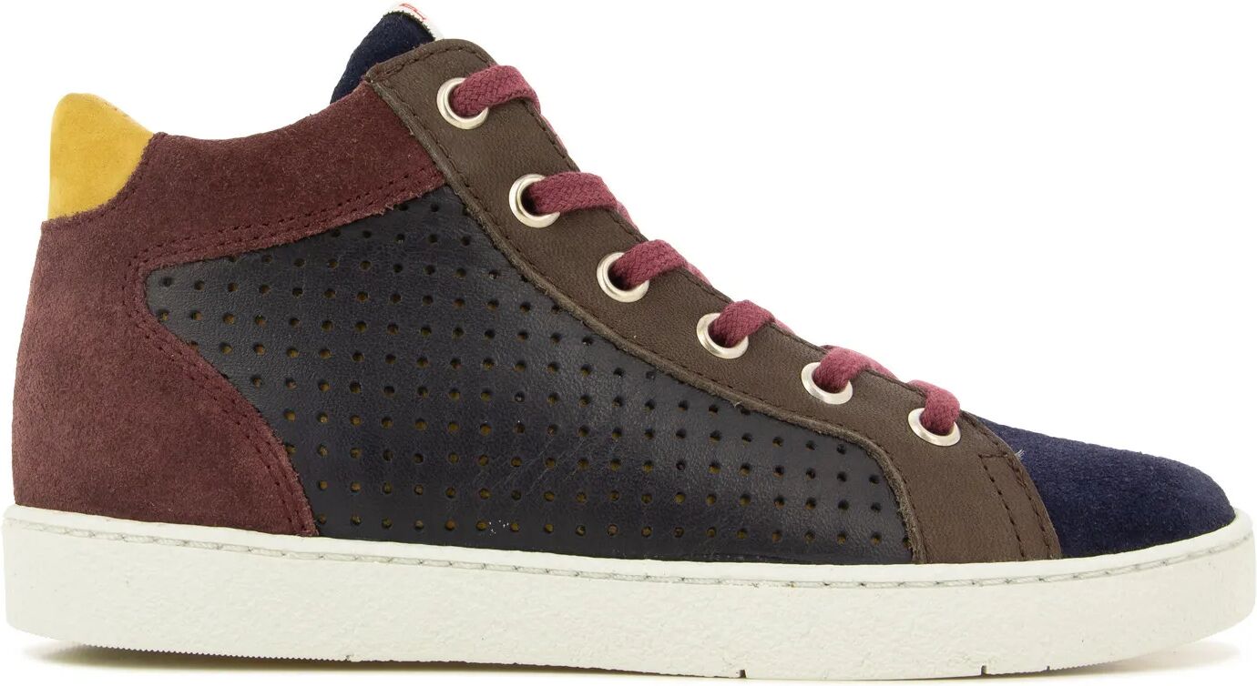 Pom d'Api Baskets Zip Top Zip Lace Bordeaux 31