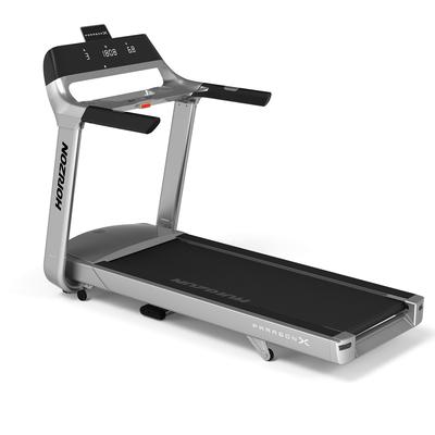 Laufband HORIZON FITNESS "Paragon X", silber (silberfarben), Laufbänder, ohne Unterlegmatte, B:97cm H:147cm L:206cm