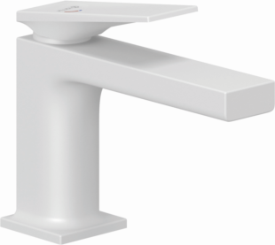 Kludi DECUS Waschtischarmatur 85 542675375 ECO PLUS, mit Push-Open Ablaufgarnitur, mattweiß