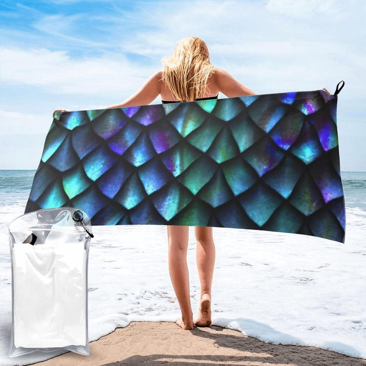 Reishanddoek Microfiber Sneldrogend Strandlaken 160 x 80 cm